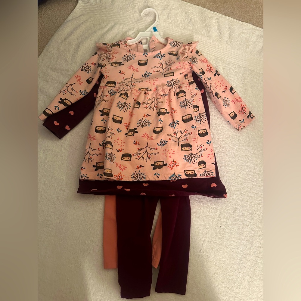 Mix and match owl themed legging set - 2T
